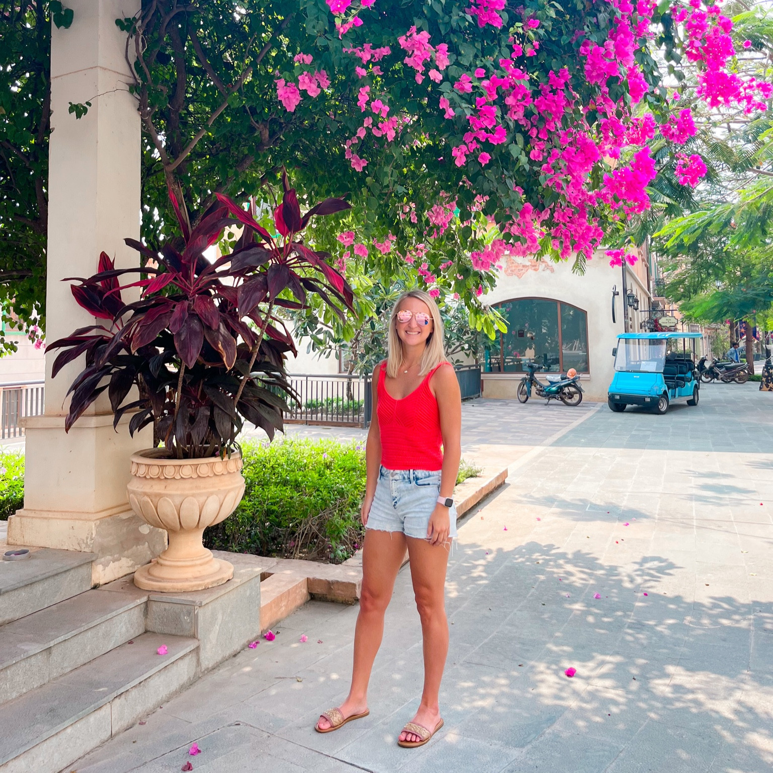 Abercrombie top size small, skinnygirl shorts sold out but linked similar! 

#LTKstyletip #LTKunder50 #LTKtravel