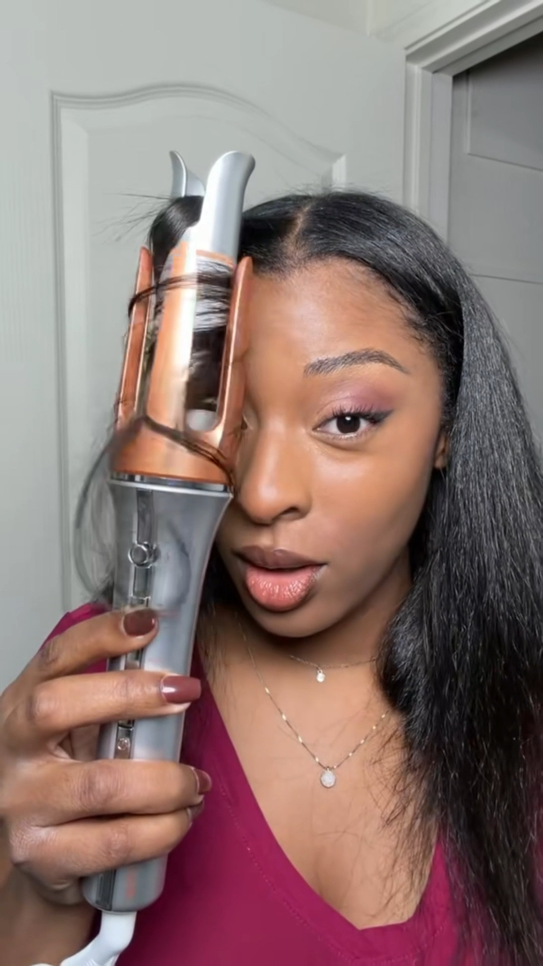 This instant curler makes it so easy to get perfect bouncy uniform curls in minutes, I love how easy this is to curl your hair #instantcurler #automaticcurler #haircurler #curlingiron #sheglam #haircurlingiron #bouncycurls 

#LTKBeauty #LTKFindsUnder50 #LTKgrwm