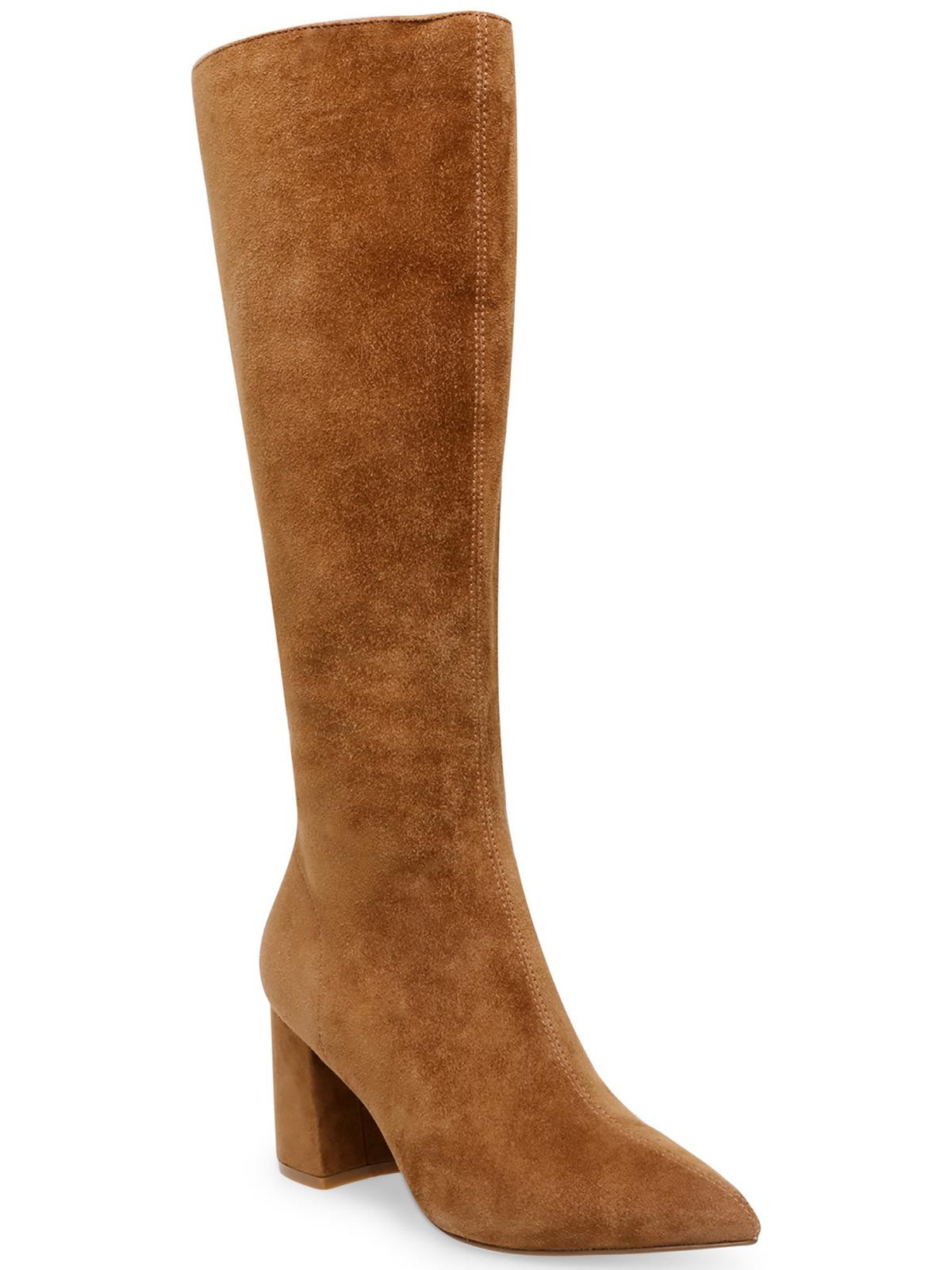 Steve Madden Womens Nieve Suede Pointed Toe Knee-High Boots | Walmart (US)