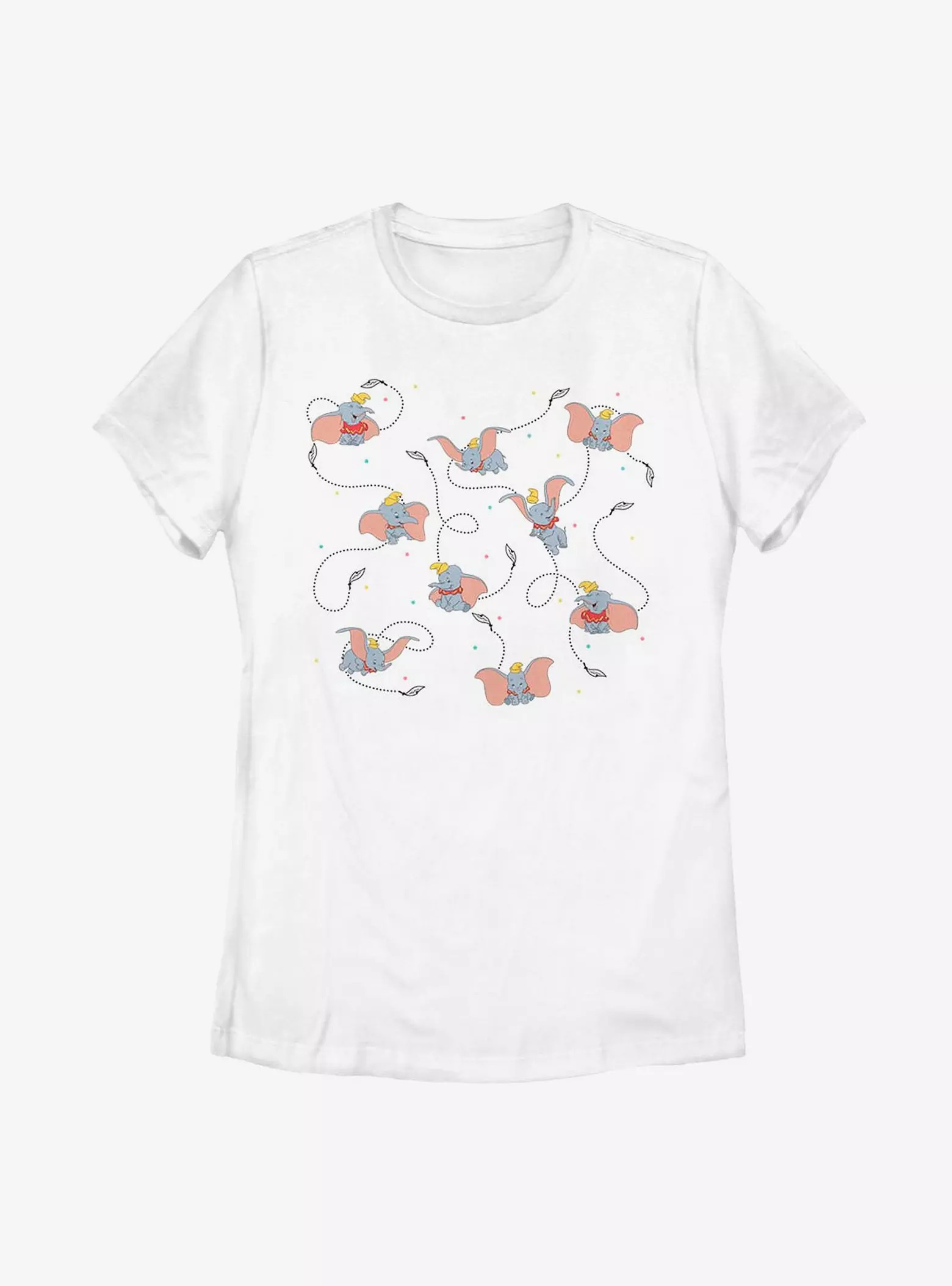 Disney Dumbo Ditsy Dumbo Womens T-Shirt | BoxLunch | BoxLunch