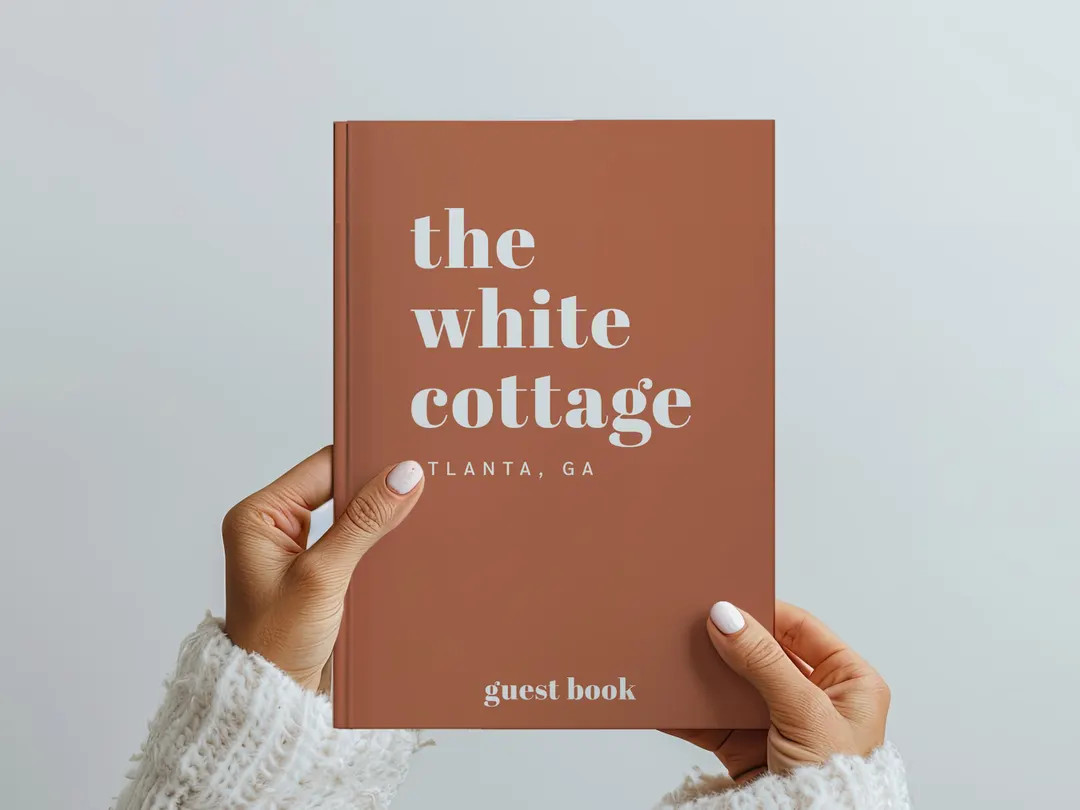 Custom Vacation Rental Guest Book: Hardcover Airbnb Welcome Book - Etsy | Etsy (US)