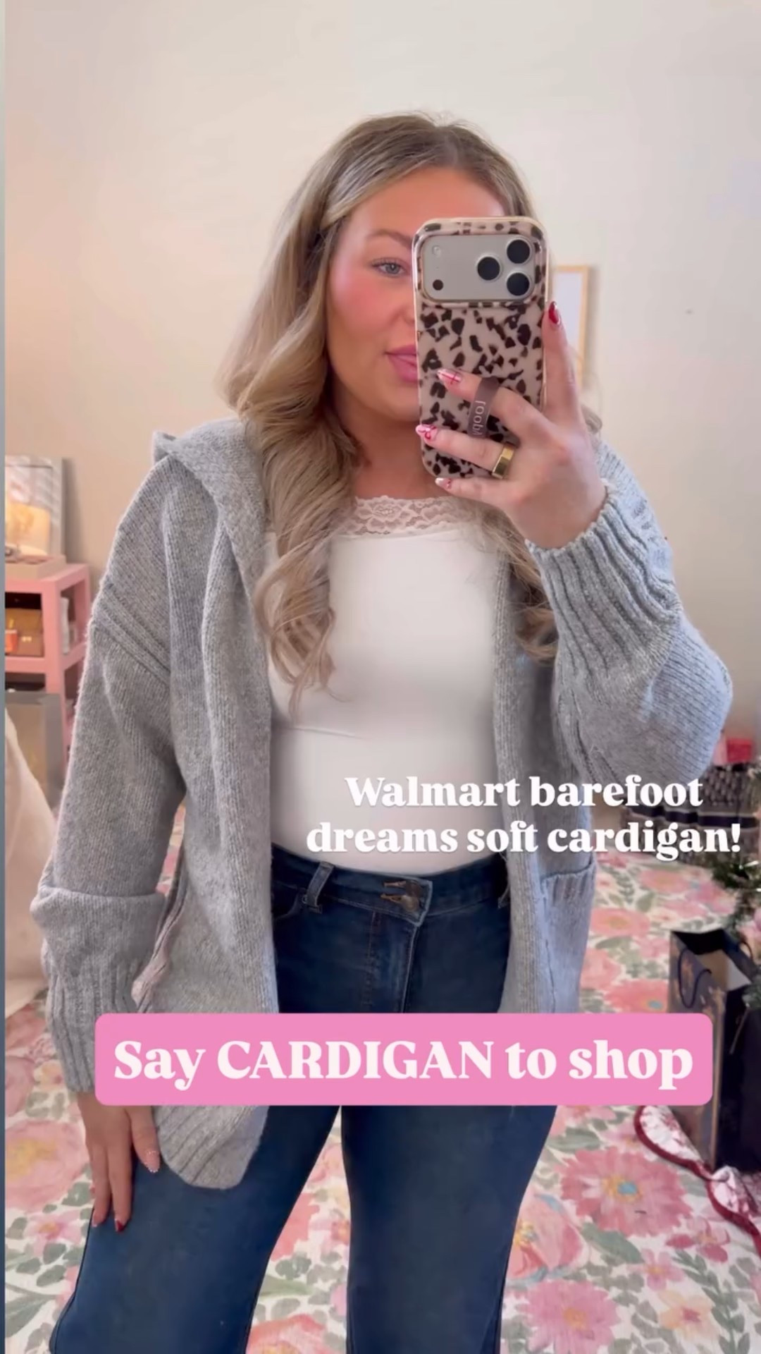 Cutest winter cardigan. Comfy and cozy. Feels like a Barefoot Dreams!! 

#LTKMidsize #LTKSeasonal