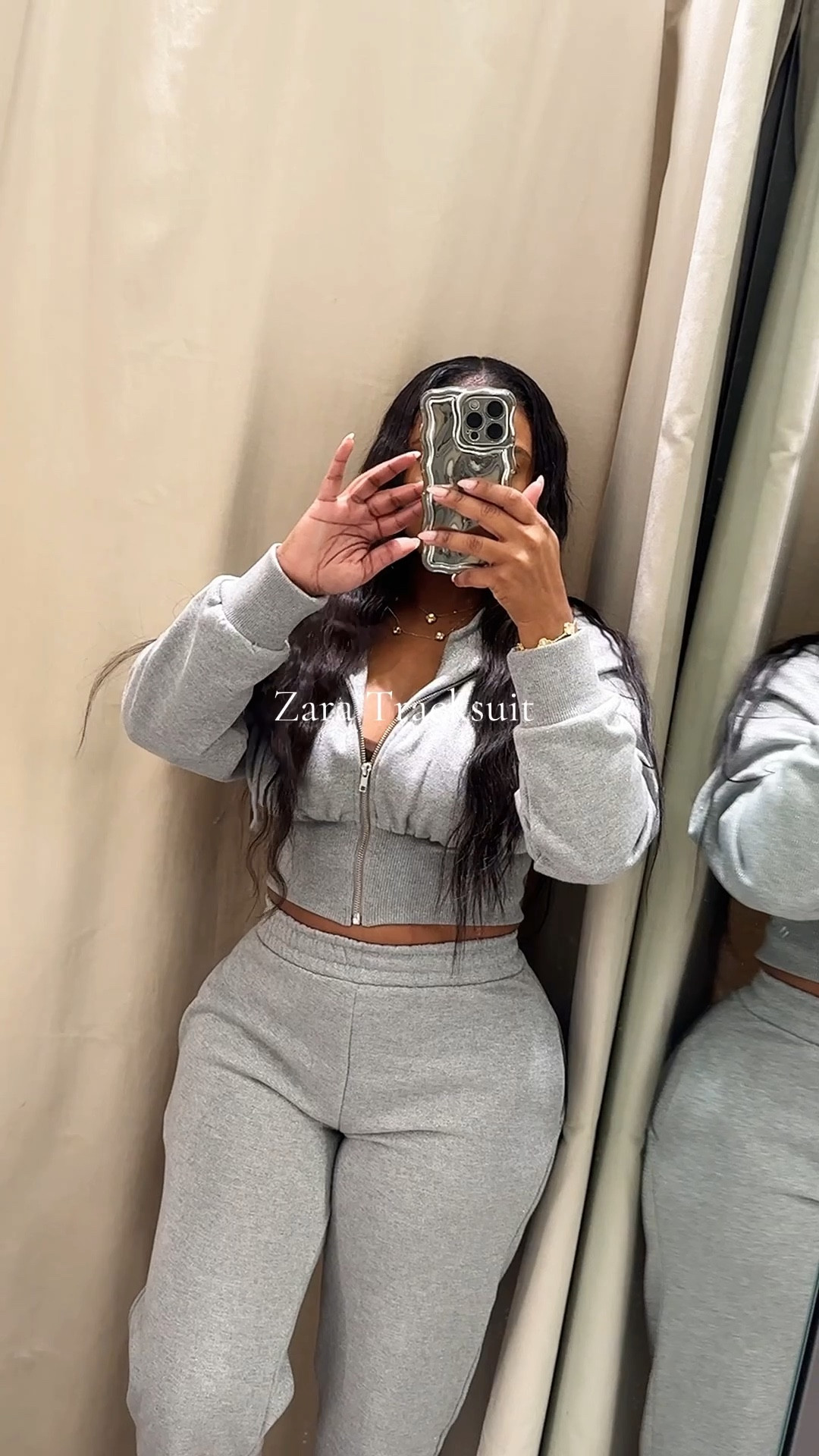 Fall outfit Zara Tracksuit set 

Love this set ! It’s so cute.
 has sparkles all over comes with in one color for now . 

I’m wearing a size small. But i purchase a size medium for a more loose fitting.
Awesome material and great stretch.

Measurements are 170lb 5”3 hips 44 

Comments below for any questions. 

#LTKFindsUnder100 #LTKStyleTip #LTKU