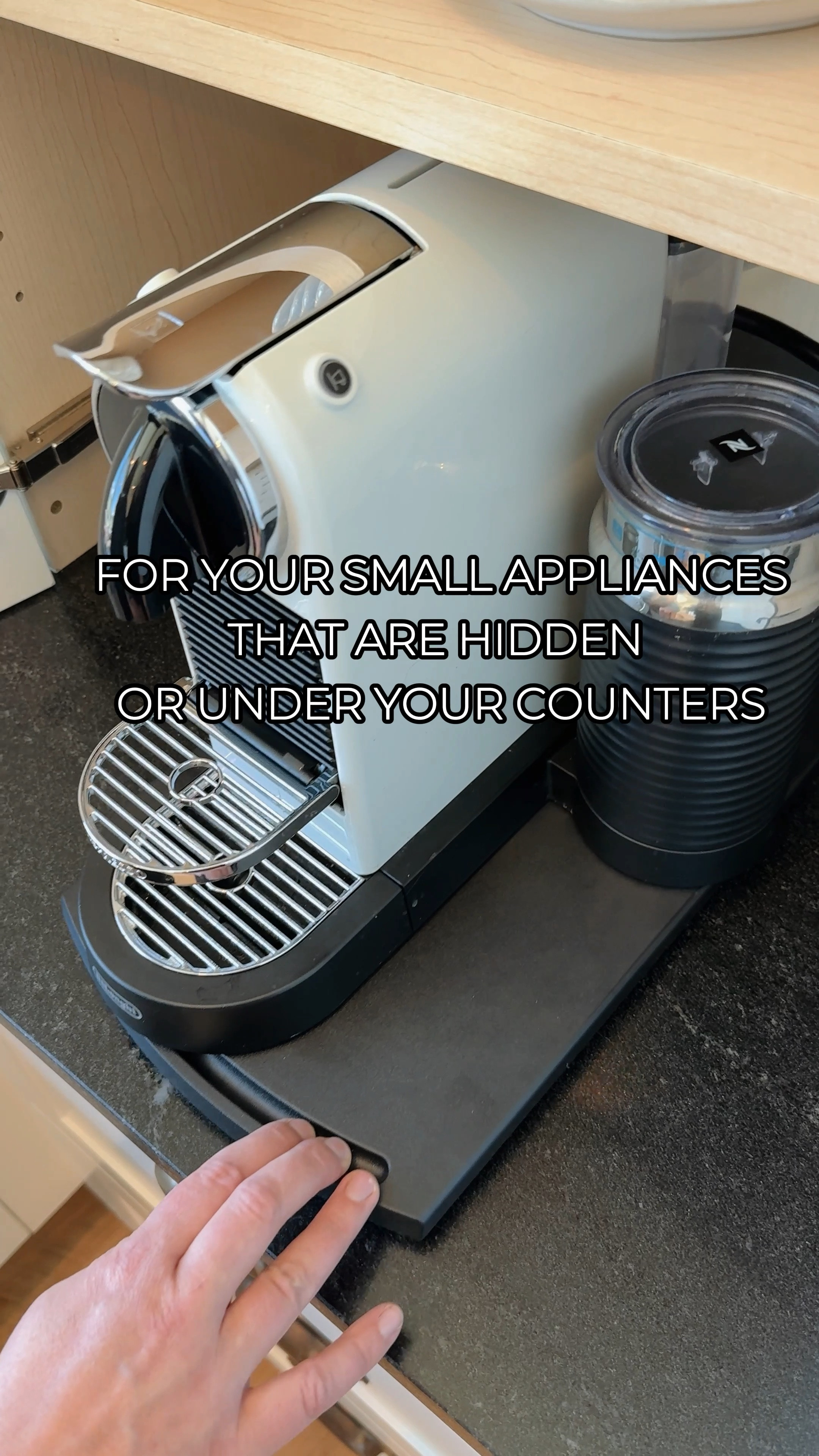 You need these roll out appliance slides! If you have small appliances under your counters or even hidden in cabinets like we do, these drawer slides make accessing and using your appliances so much easier. 

Just think… pulling your toaster out to put in bread. Pulling your coffee out to make a fresh pot. You don’t know what you’re missing until you’ve tried these! We will never go back. 

Plus they are so affordable!

#kitchenaccessories #appliances #kitchenhack #kitchendesign #amazonfinds #founditonamazon #kitchendecor #homedesign #homedecor

#LTKVideo #LTKHome