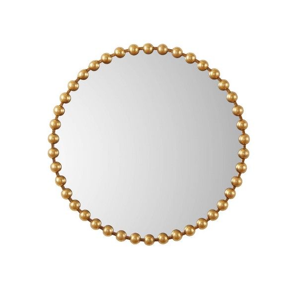 36" x 36" Marlowe Decorative Wall Mirror Gold | Target