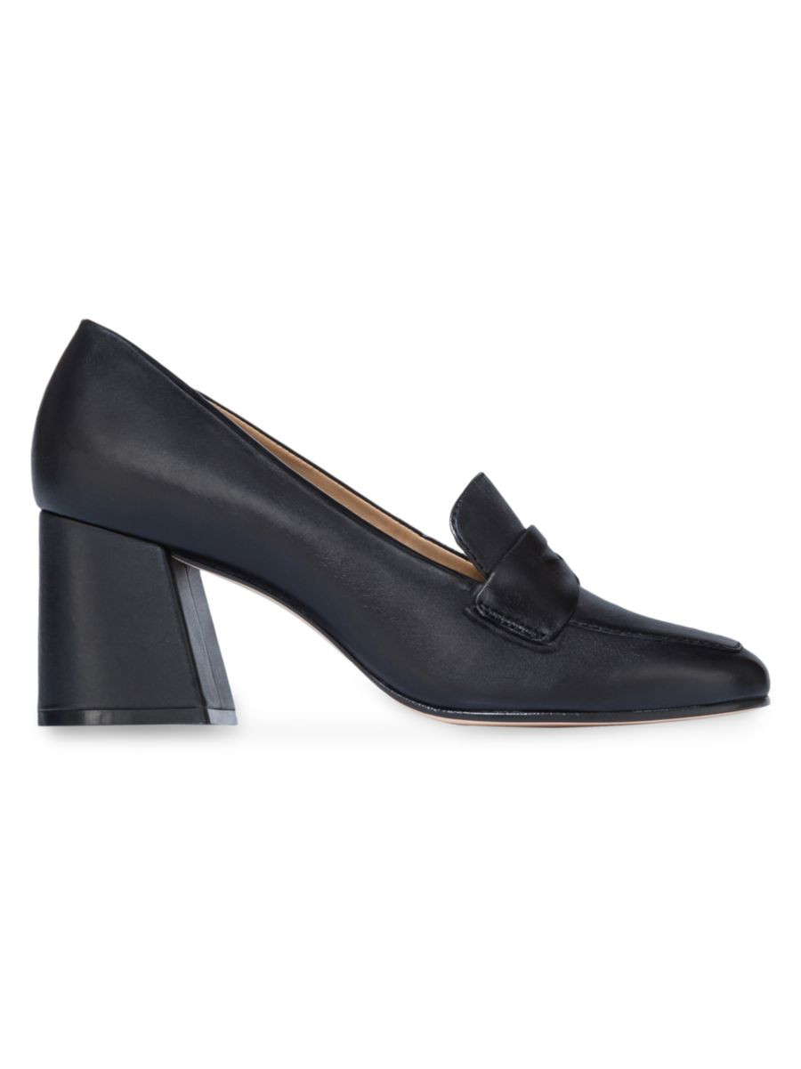 Nessa Block Heel Loafers | Saks Fifth Avenue