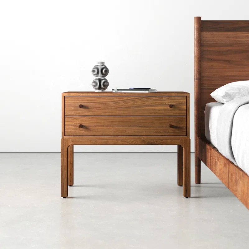 Jacobsen 2 - Drawer Nightstand | AllModern