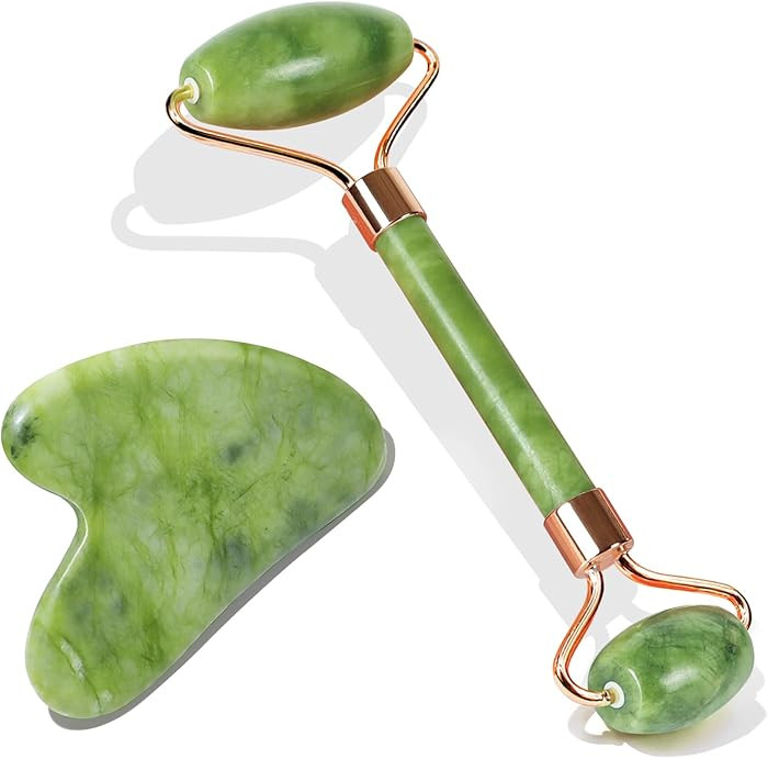 BAIMEI IcyMe Jade Face Roller & Gua Sha, Facial Beauty Skin Care Tools, Self Care Gift for Men Wo... | Amazon (US)