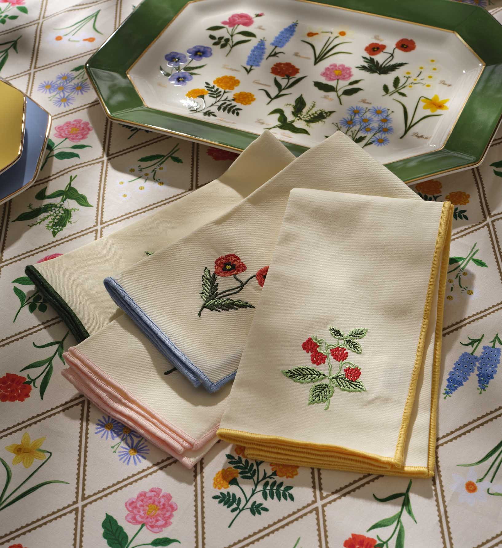 Cotton Napkin Set - Garden Study | Rifle Paper Co.