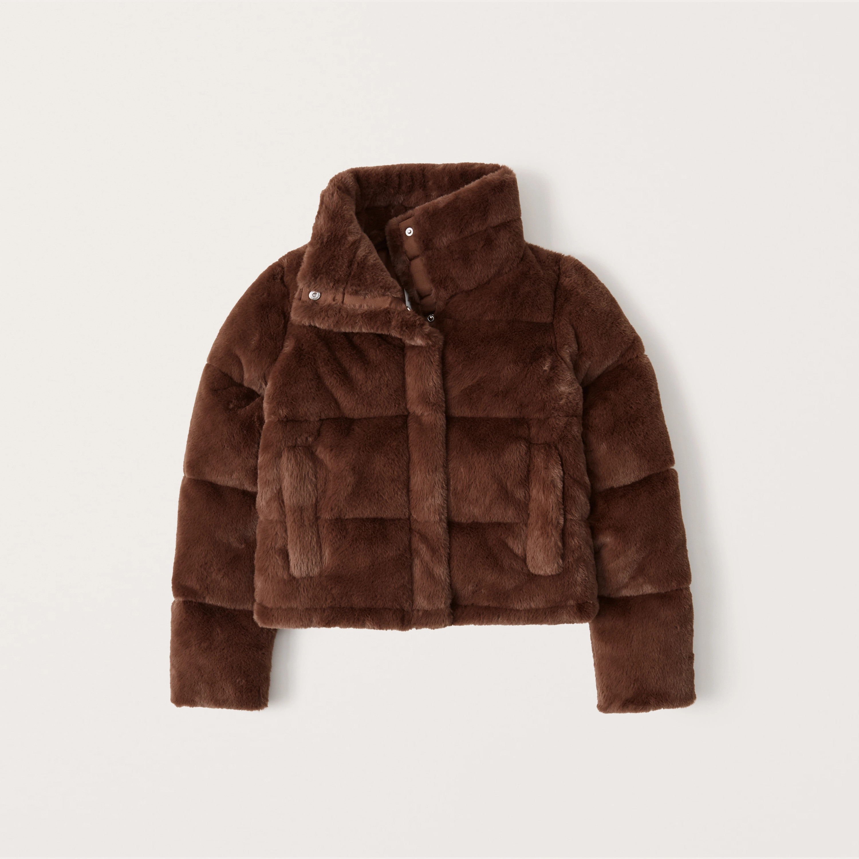 Faux Fur Mini Puffer | Abercrombie & Fitch (US)