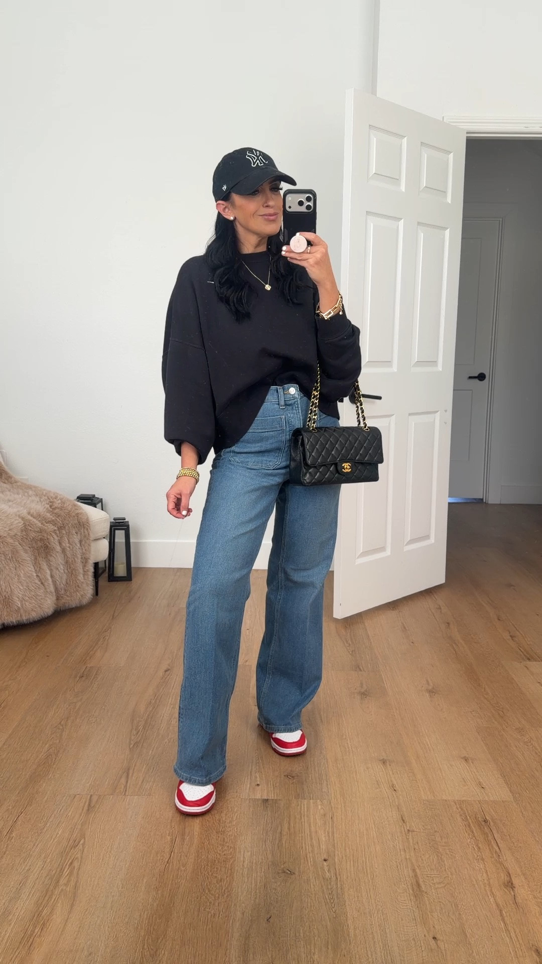 Spanx Easy flare jeans now $41 originally $158 ADD TO CART