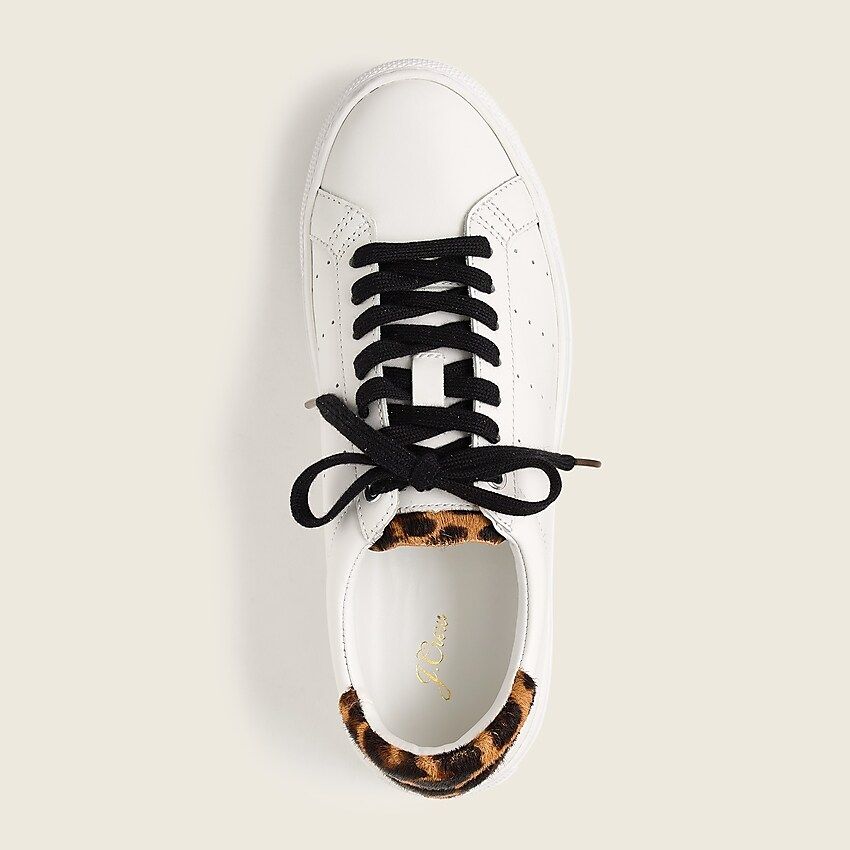 Saturday sneakers with leopard calf hair detail | J.Crew US
