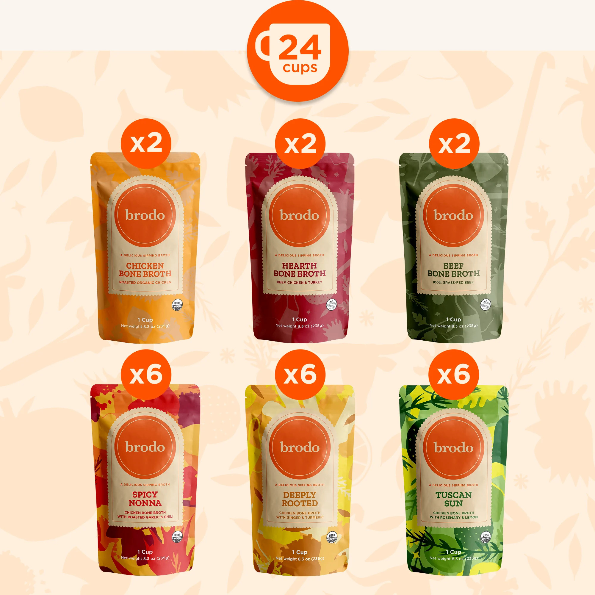 Brodo Classics Box - Try our classic flavors | Brodo