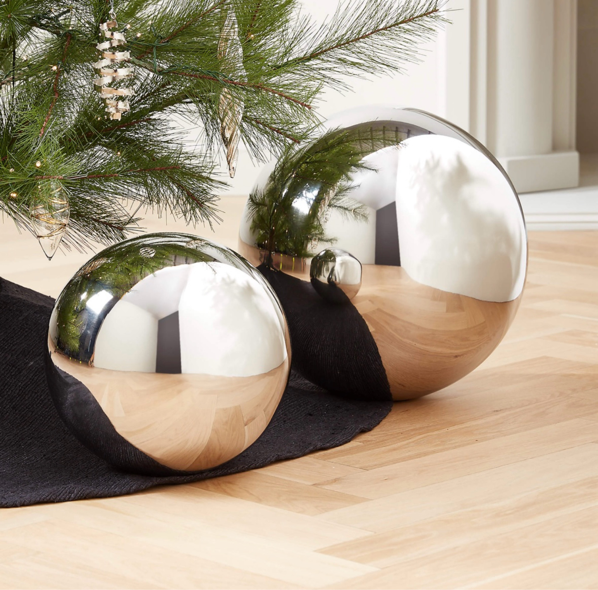 { just ordered these 16” and 12” orbs for 2024 Christmas… on my wishlist for the past few years but I made the mistake of waiting until later 🤦🏻‍♀️ this year we are balling 🪩🪩 }