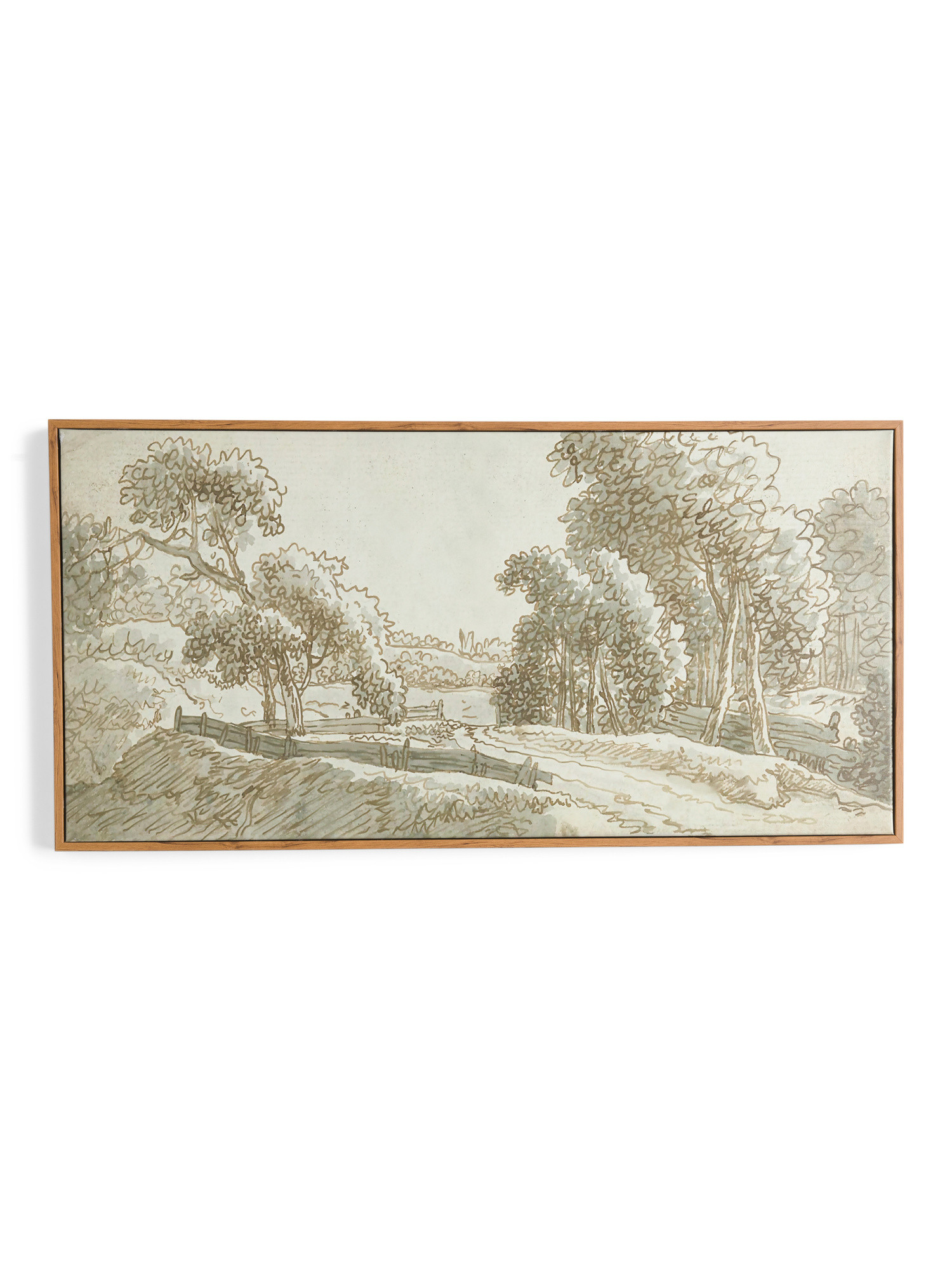 32x16 Etched Landscape Wall Art | Marshalls