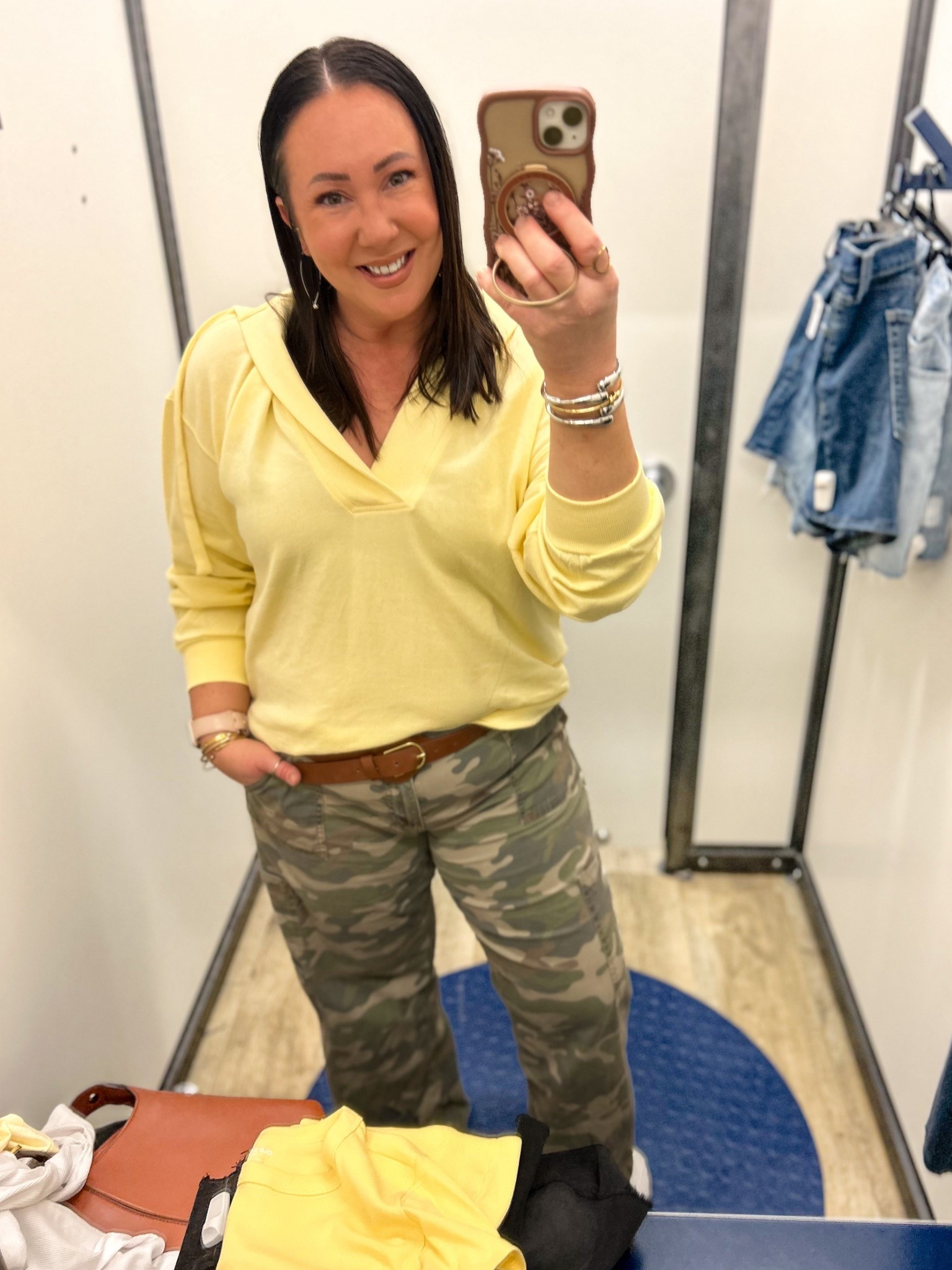 Old Navy new arrival! Large tunic hoodie! XL Walmart camo pants. XL belt  

#LTKMidsize #LTKSaleAlert #LTKPlusSize