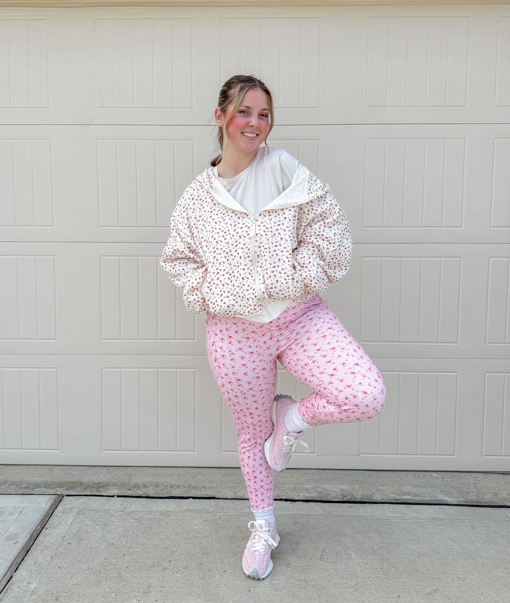 Living out my girly floral dreams in the new Blogilates collection🌸 

#LTKValentine #LTKootd #LTKActive