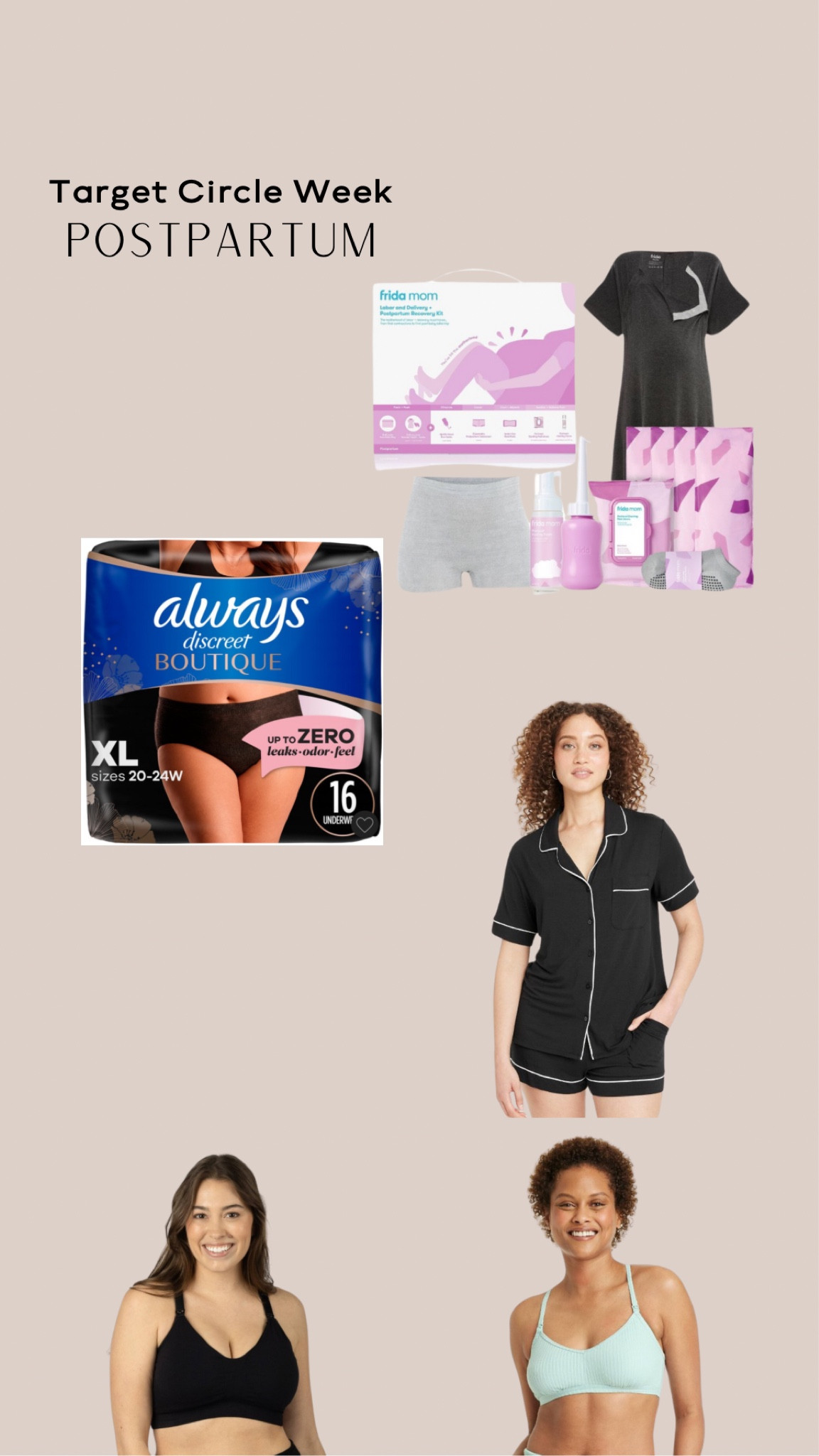 Postpartum must-haves on sale for Target Circle week! These nursing bras are so comfy!!!

#LTKMidsize #LTKBump