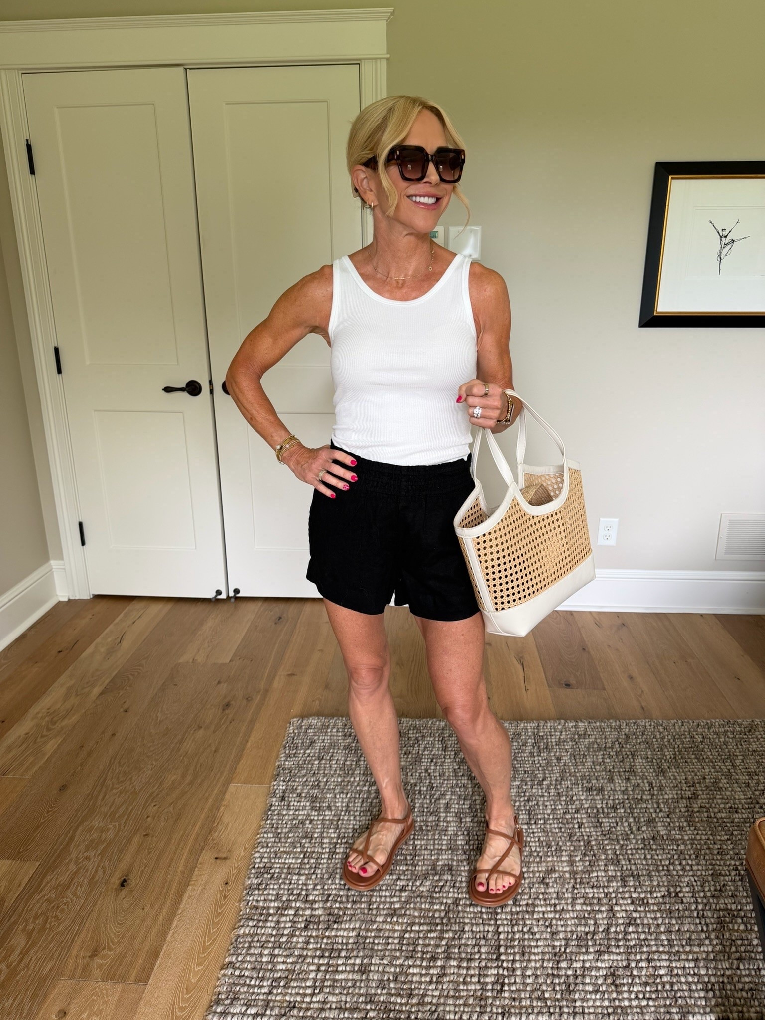This breezy tank and these black linen shorts are absolute must-haves for staying cool while looking effortlessly put-together in this heat wave we’re having!

#LTKdayinmylife #LTKgrwm #LTKootd
