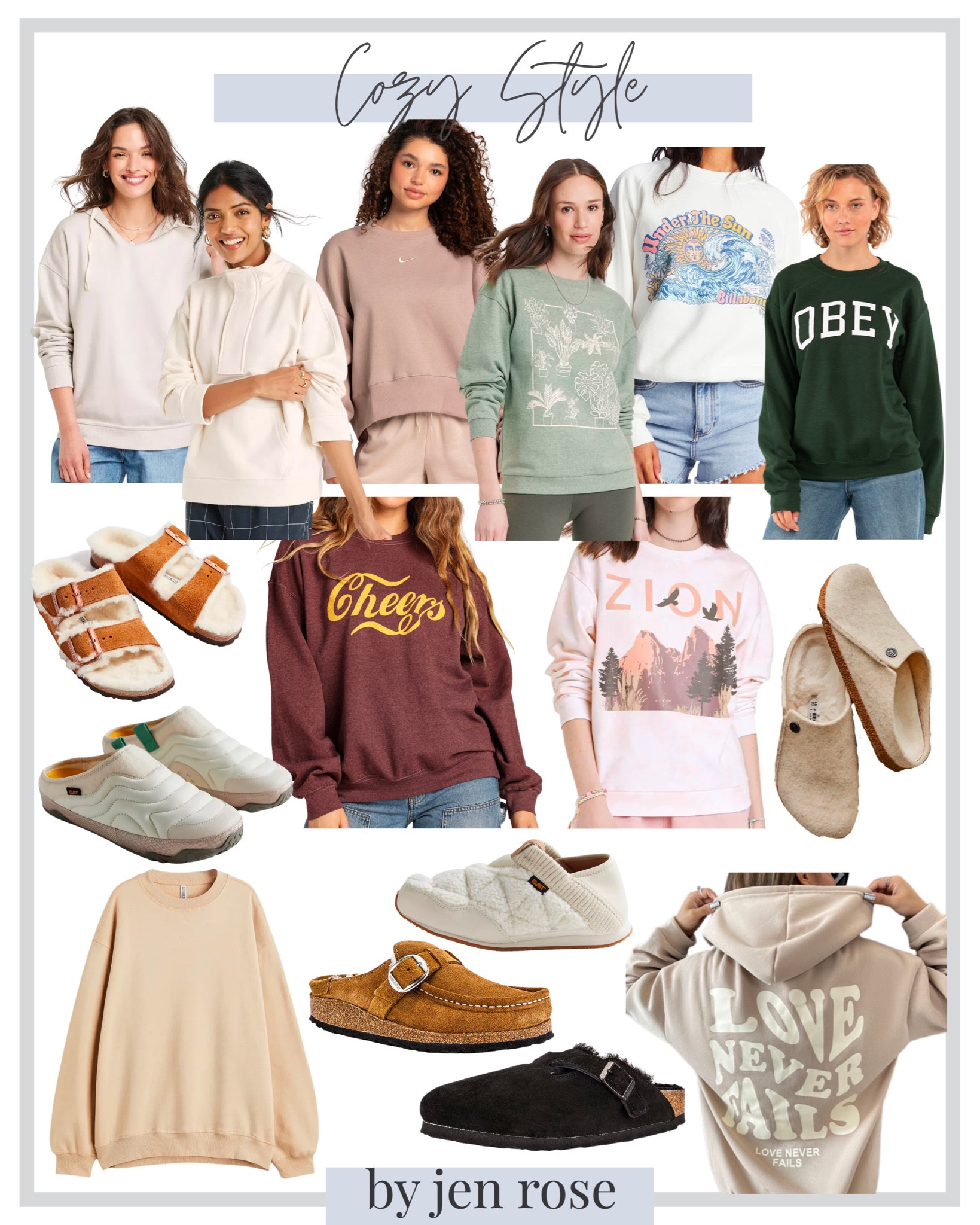 cozy style finds / cozy favorites/ fashion finds / athleisure outfits / loungewear for men / loungewear for women / sweatshirts / cozy knits / birkenstocks/ slippers 

#LTKSeasonal #LTKFind #LTKstyletip