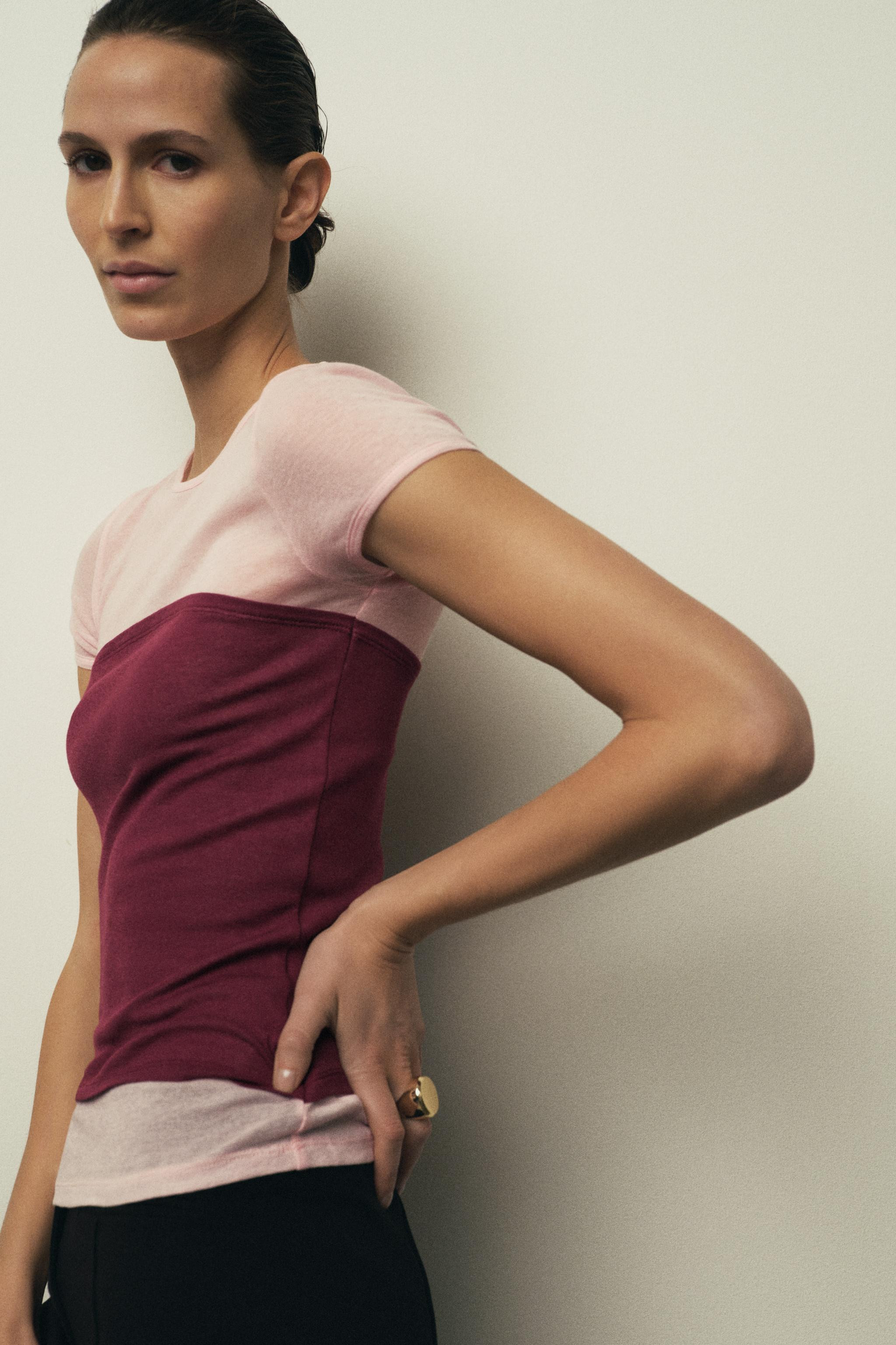 DOUBLE EFFECT SUPIMA® T-SHIRT | Zara US