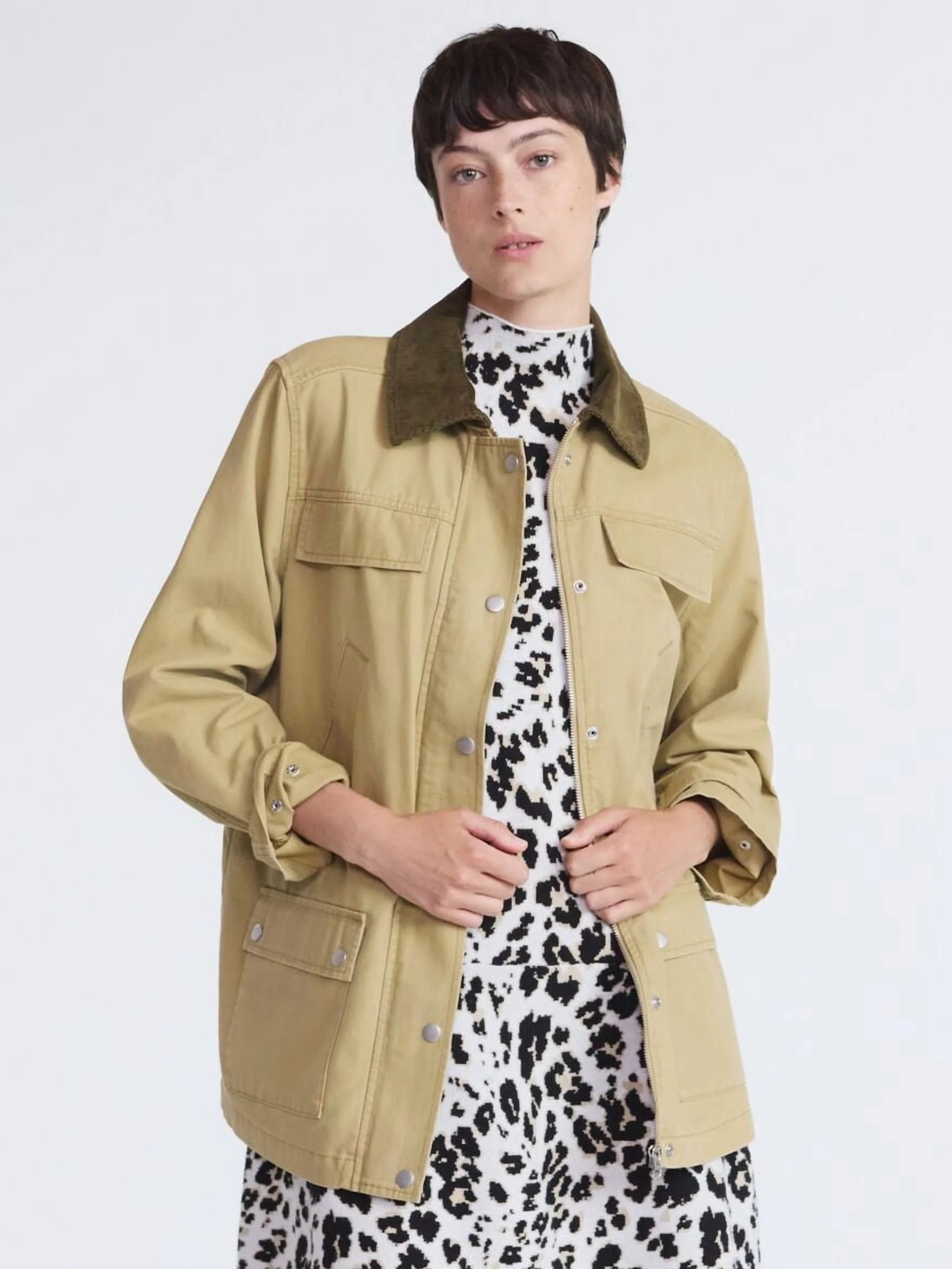 Scoop Women’s and Women’s Plus Cotton Oversized Cargo Barn Jacket, Midweight, XS-4X - Walmart... | Walmart (US)