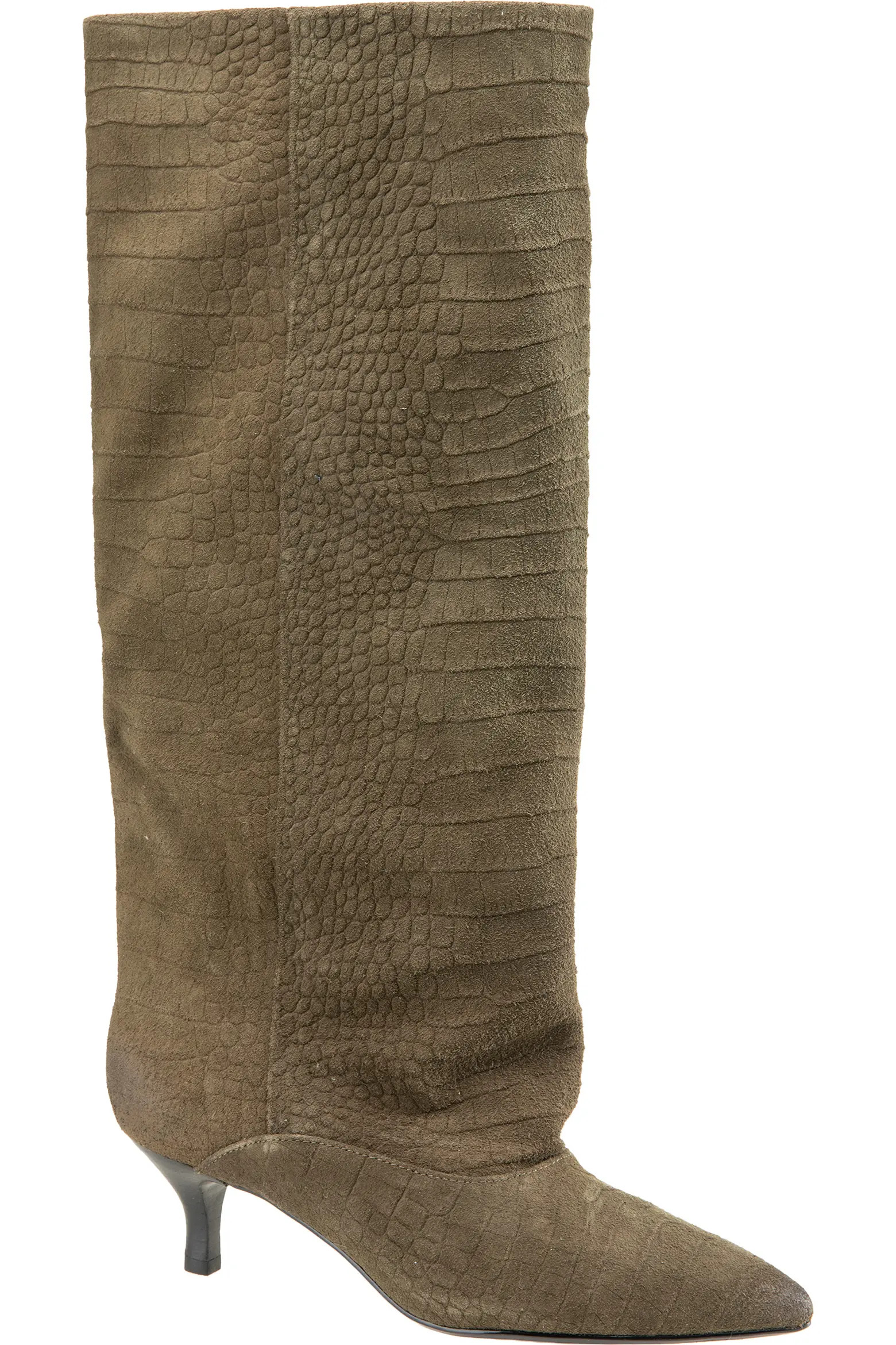 Brisbane Kitten Heel Pointed Toe Knee High Boot (Women) | Nordstrom | Nordstrom