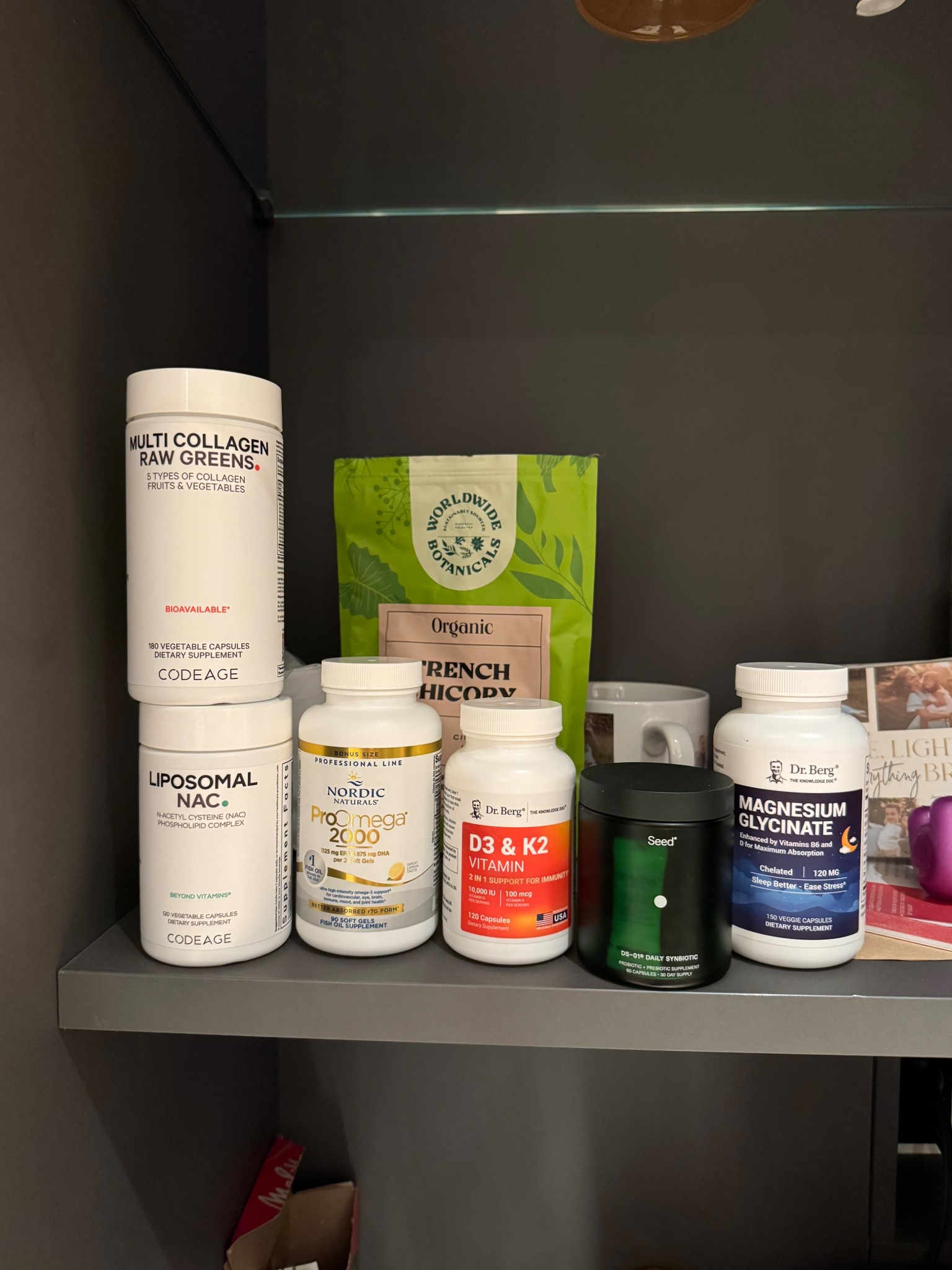 My vitamins lineup:
Morning (40 min before food) - collagen and NAC
After lunch - Omega and Vitamin D and K
At bedtime - probiotics and magnesium 

Supplements. Vitamins. Wellness

#LTKFindsUnder50 #LTKFindsUnder100 #LTKBeauty