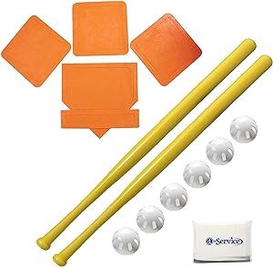 Wiffle Ball 6 Baseballs Official Size - 6 Pack and Wiffle Ball 32" Bats 2 Pack, BSN Orange Throw ... | Amazon (US)