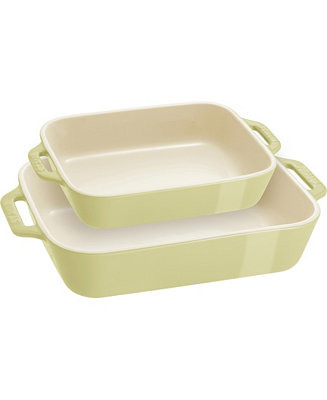 Ceramic 2pc Rectangular Baking Dish Set | Macy's