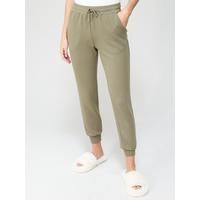 V by Very Premium Soft Touch Co Ord Jogger - Khaki | Very (UK)