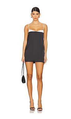 SNDYS x REVOLVE Natasha Mini Dress in Black from Revolve.com | Revolve Clothing (Global)
