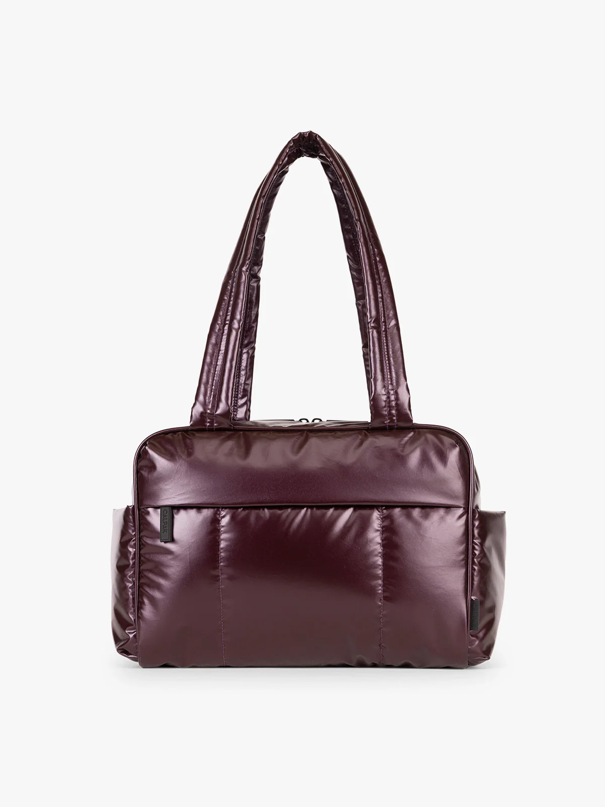 CALPAK Luka Mini Duffel in Glazed Dark Cherry | Weekender Travel Bag | CALPAK