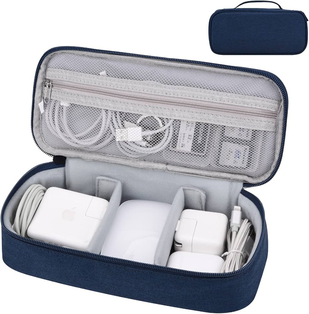 Electronics Organizer Travel Case, Carrying Pouch Bag for Travel Essentials, for Cable, Charging ... | Amazon (US)