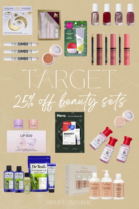 Target 25% off beauty sets!! These are perfect stocking stuffers! I love that there is a little bit of everything in gift sets! 

Target finds, Target Black Friday, Target beauty, beauty finds, beauty sale, Black Friday sale, gift guide, gifts for her, gifts ideas, stocking stuffer ideas 

#LTKunder50 #LTKsalealert #LTKGiftGuide #LTKbeauty