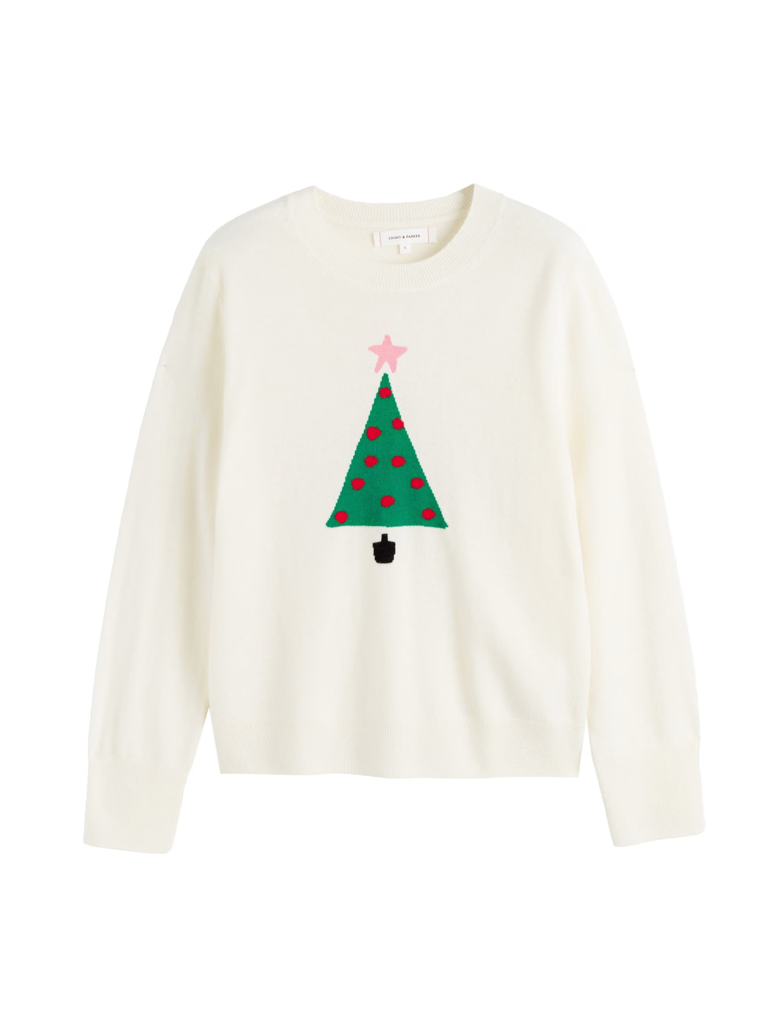 Wool and Cashmere Christmas Tree Jumper | Marks & Spencer (UK)