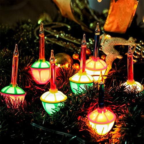 HAYATA 7 Count Color Christmas Bubble Lights - 6.6ft UL-Listed Vintage Christmas String Lights fo... | Amazon (US)