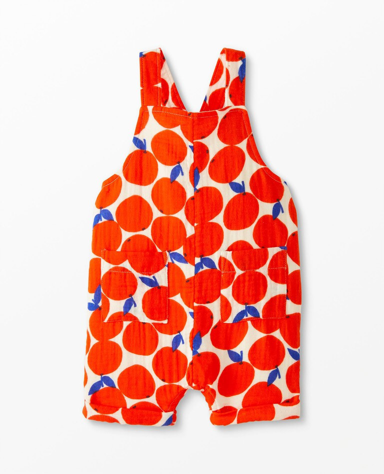 Baby Print Muslin Shortalls | Hanna Andersson