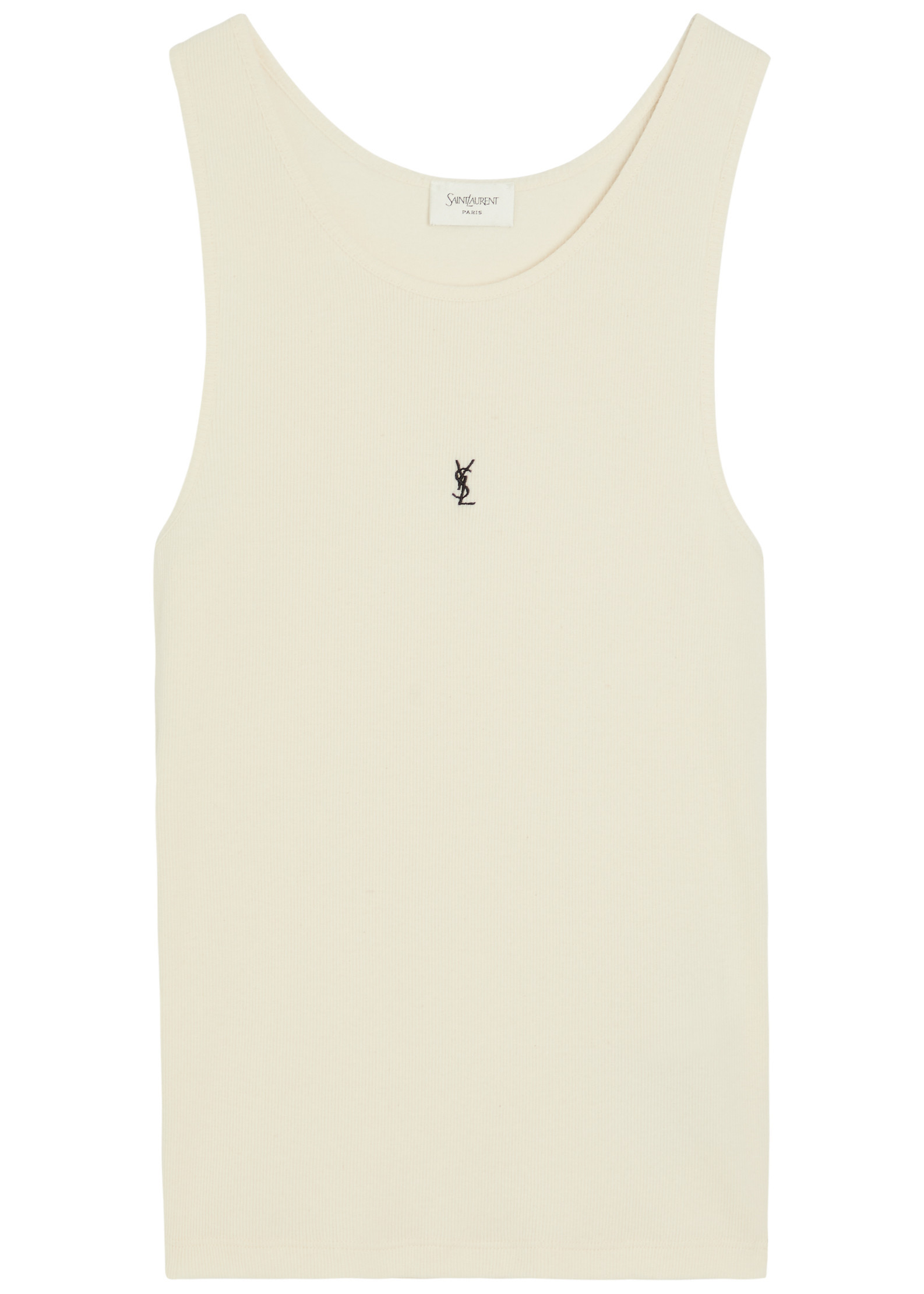 Logo-embroidered ribbed cotton tank | Harvey Nichols