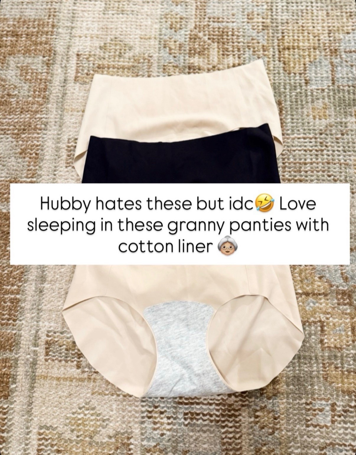 I love these granny panties to sleep in! Has a cotton liner. Seamless and full booty coverage.


#LTKmomlife #LTKselfcare #LTKBeauty