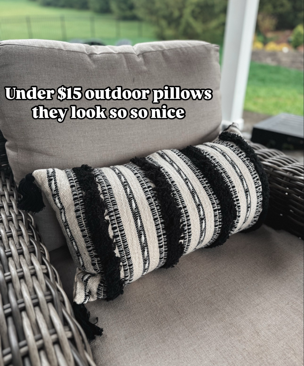 These Walmart outdoor pillows are SO nice! Under $15 and amazing quality! 



#LTKFindsUnder50 #LTKSeasonal #LTKHome