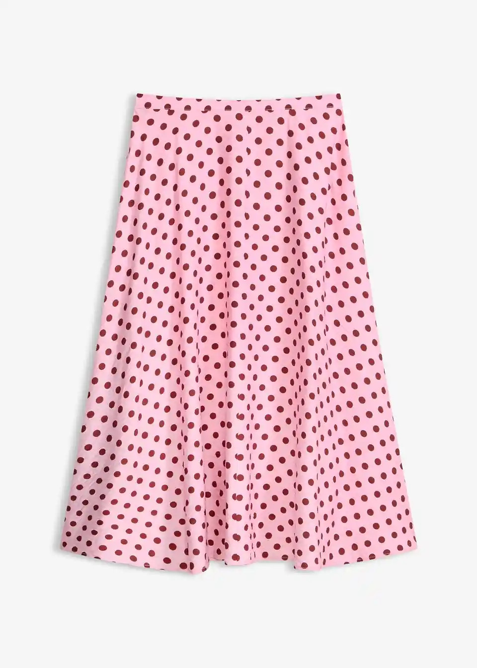 Weitschwingender Rock mit schmalem Bund - rosa, Regul\u00e4r | bonprix | Bonprix DE
