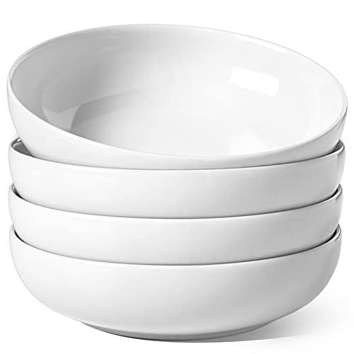 LE TAUCI Large Pasta Bowls, 45 Ounce Salad Bowls and Serving Bowls, Soup Bowl, 8.5 Inch Ceramic Past | Amazon (US)