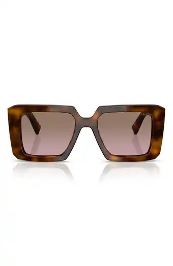 'Fendi Lettering 55mm Gradient Square Sunglasses (Women) | Nordstrom | Nordstrom
