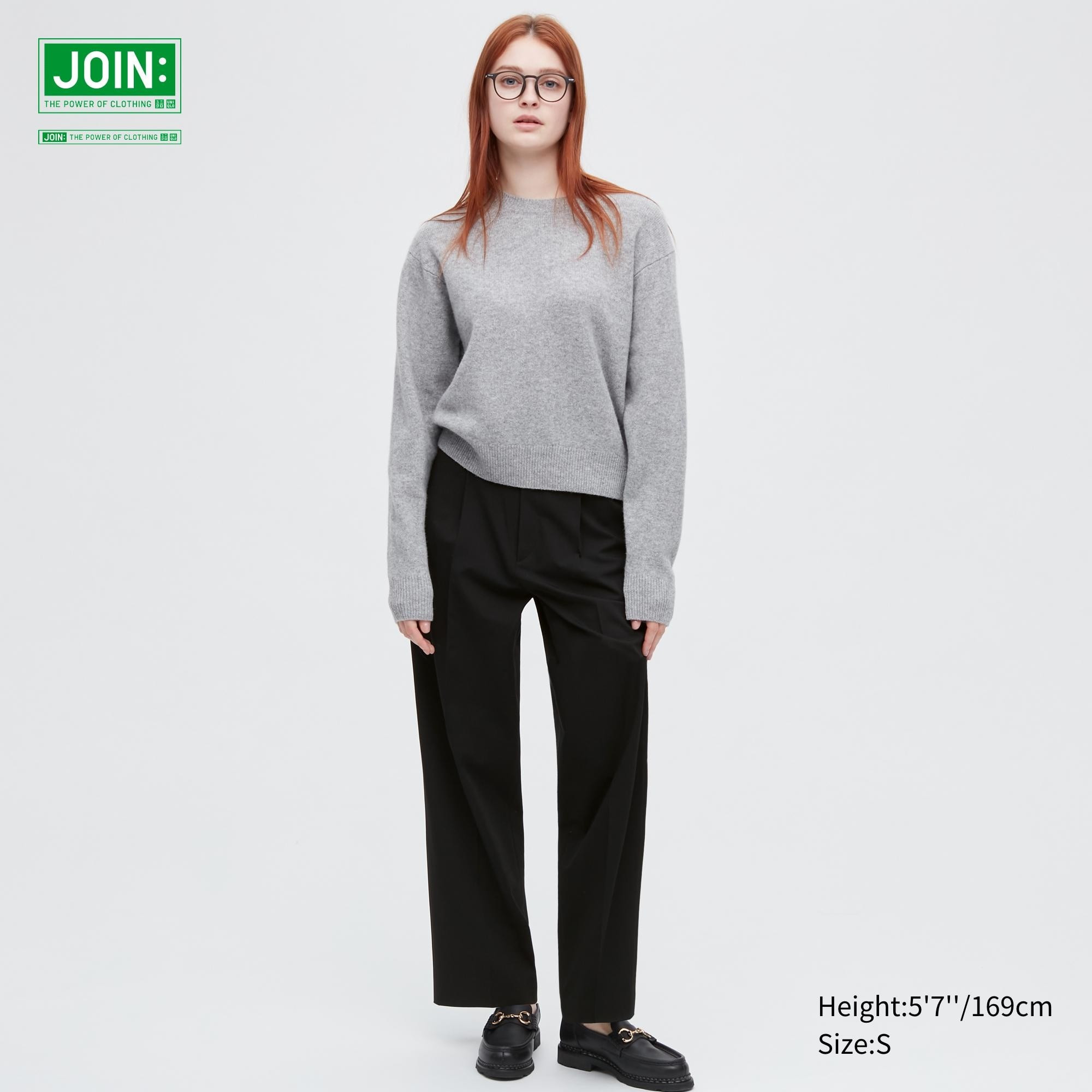 Wide-Fit Pleated Pants (Women) | UNIQLO US | UNIQLO (US)