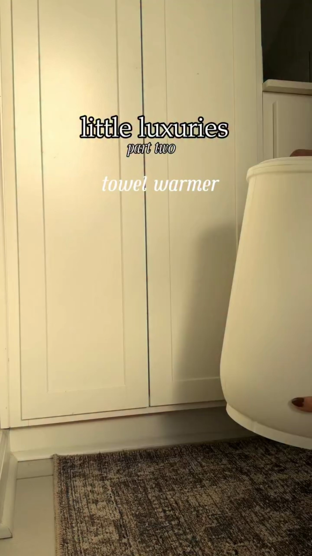 Imagine getting out of the shower to the COZIEST towel! 😍Comment “SAVE” for the links to my top favorite towel warmer on Amazon!!! Warms those towels up SO fast!! An especially great gift too!!!🥰 #amazongiftideas