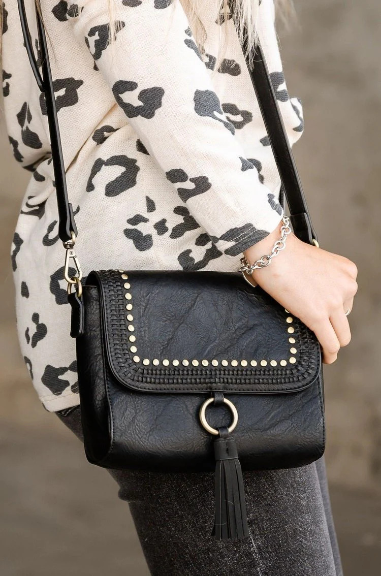 Sage Crossbody - Black | Mindy Mae's Market