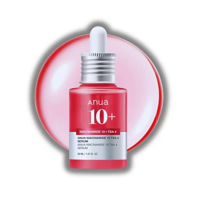 Anua Niacinamide 10 + TXA 4 Serum  | Facial Serum for Glass Skin, Clarifying, Radiant Complexion with Natural Color (1.01 oz) | Target