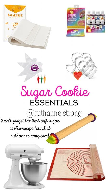 Everything I use to make my tried and true soft sugar cookie recipe! I love to bake these for holidays and parties! 

#LTKFamily #LTKParties #LTKSeasonal
