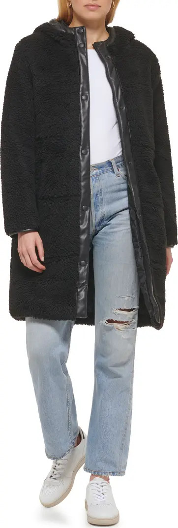 Faux Shearling Quilted Parka | Nordstrom Rack